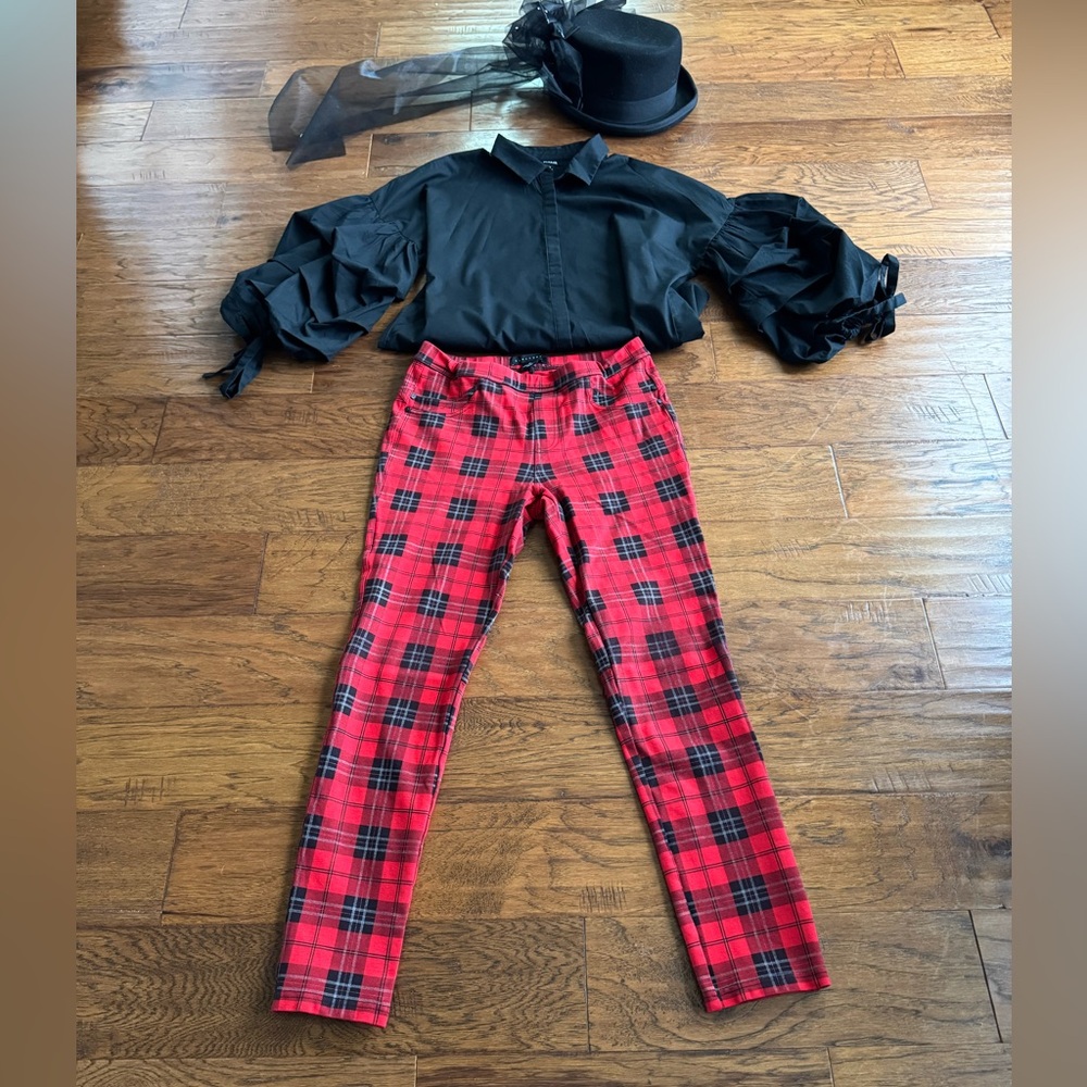 Sanctuary‎ Red Plaid Leggings